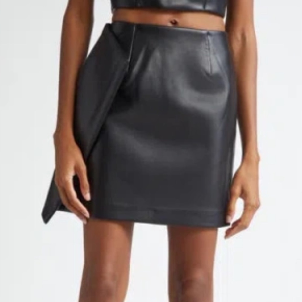 ISRAELLA KOBLA Armitage Faux Leather Miniskirt New